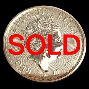 Silver Coin with Queen Elizabeth II Design